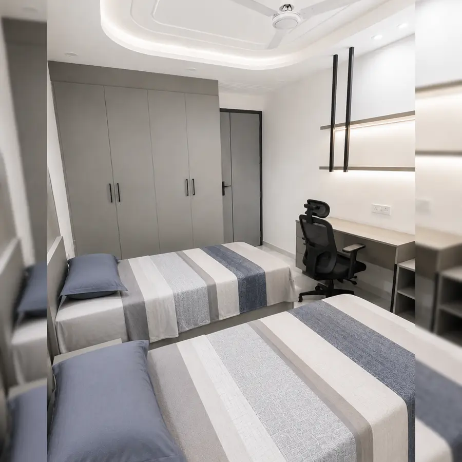 Prime Collection, twin sharing room at Aspiro Living